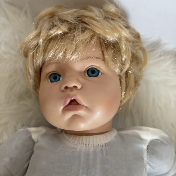 Reva Schick Baby Doll Reborn Style Realistic Newborn Vinyl Collector Doll - Picture 14 of 16